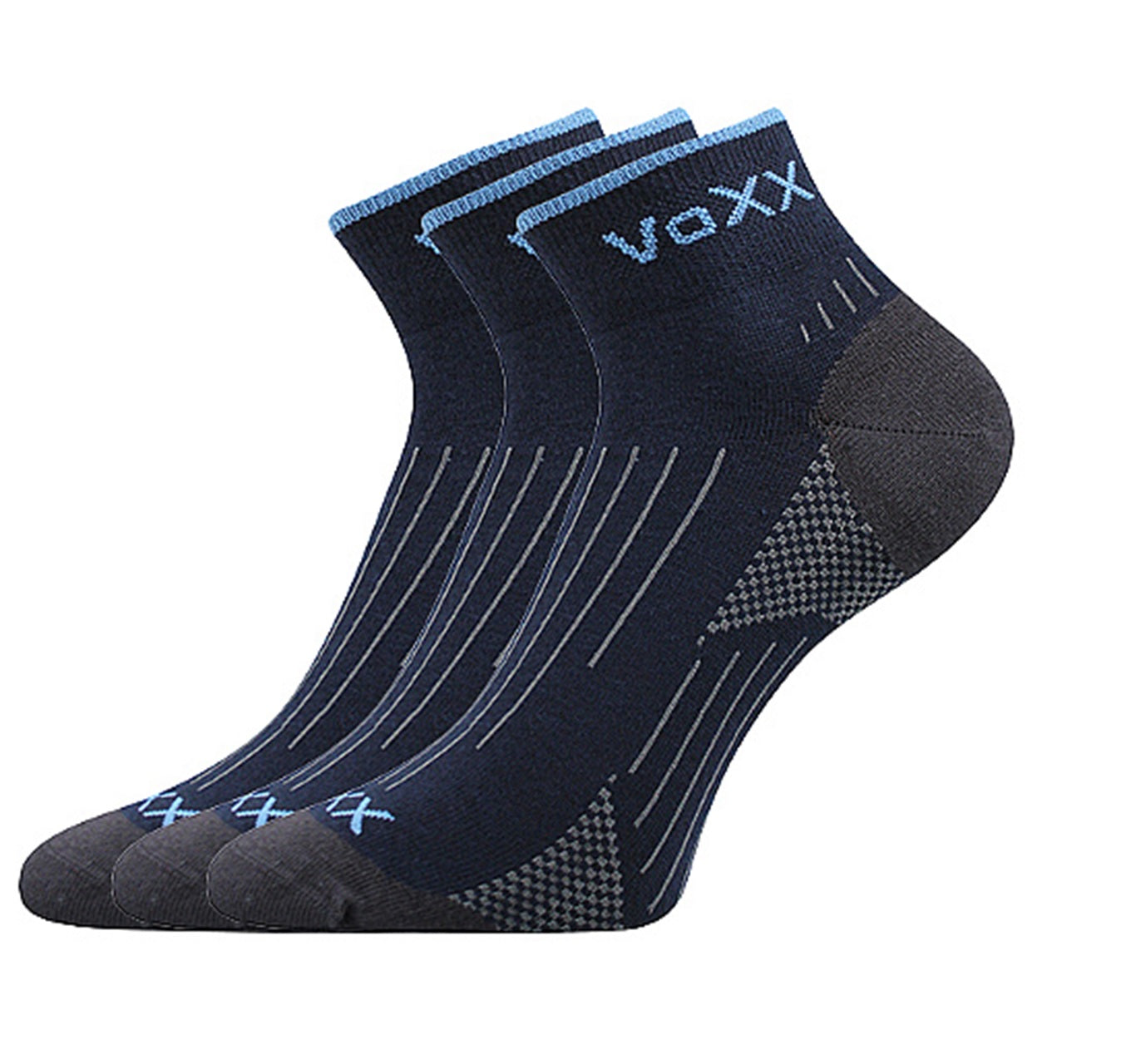 3 Paar Sportsocken kurz navy Voxx  Outdoor Socken